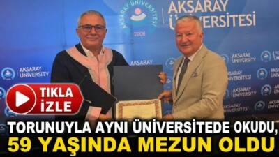Aksaray Üniversitesi’nin 20. kuruluş yılına denk gelen mezuniyet töreninde 3