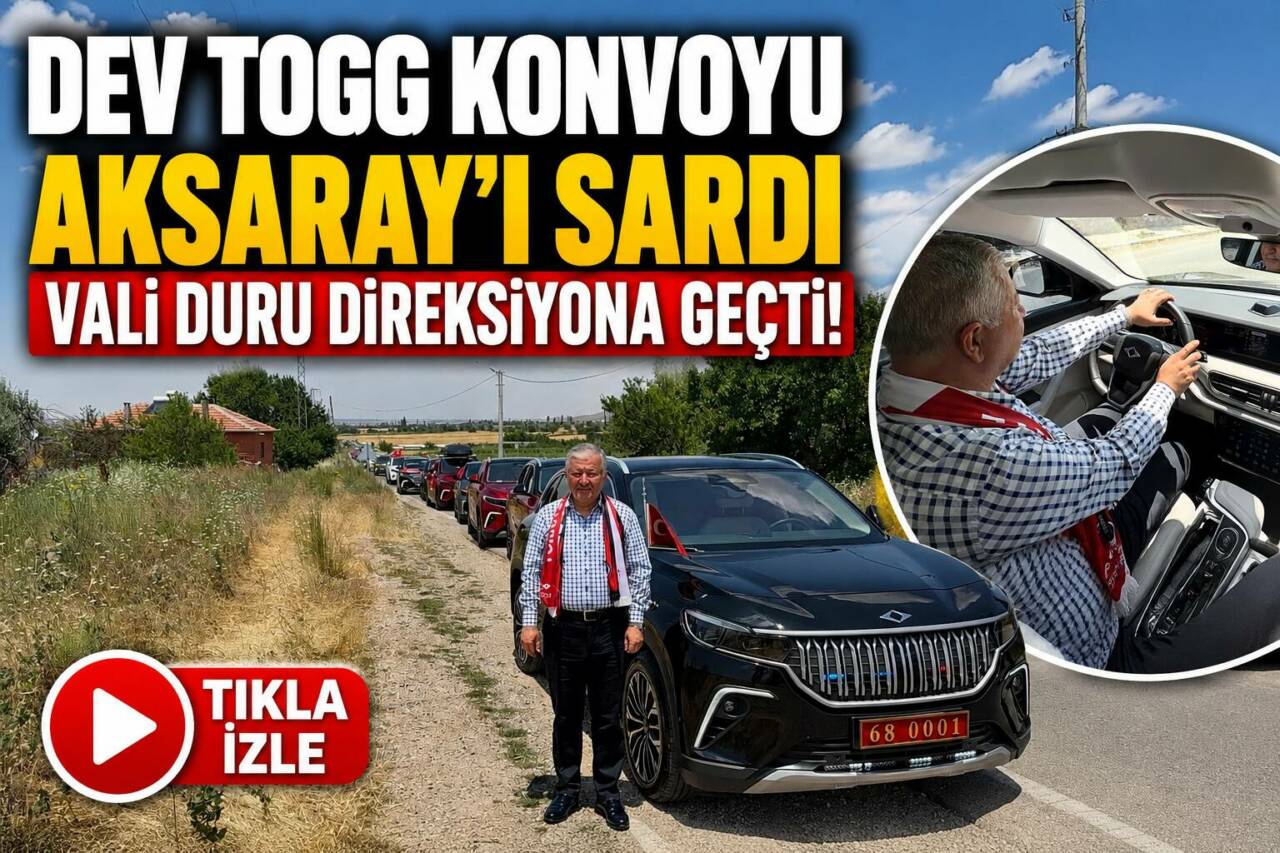 Aksaray Valiliği ile Togg Team Türkiye iş birliğinde düzenlenen organizasyonda
