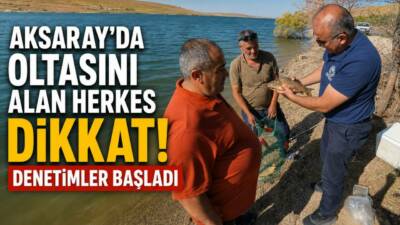 Aksaray İl Tarım ve Orman Müdürlüğü, iç sulardaki balık varlığını