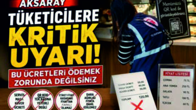 Aksaray Ticaret İl Müdürü Ünal Aksoy, tüketicilerin alışveriş sırasında en