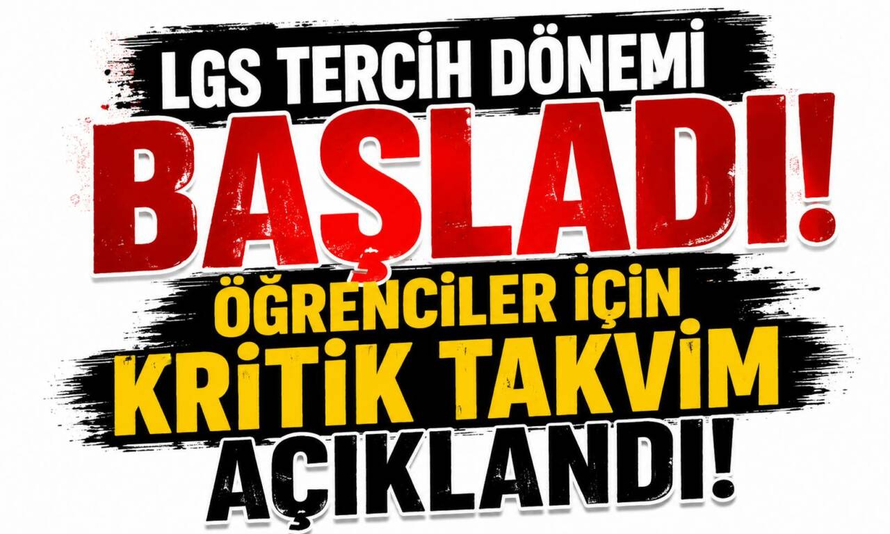 LGS kapsamında lise tercih süreci başladı. Öğrenciler tercihlerini 27 Temmuz