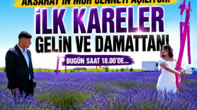 Aksaray Belediyesi Lavanta Bahçesi bugün saat 18.00’de düzenlenecek programla kapılarını