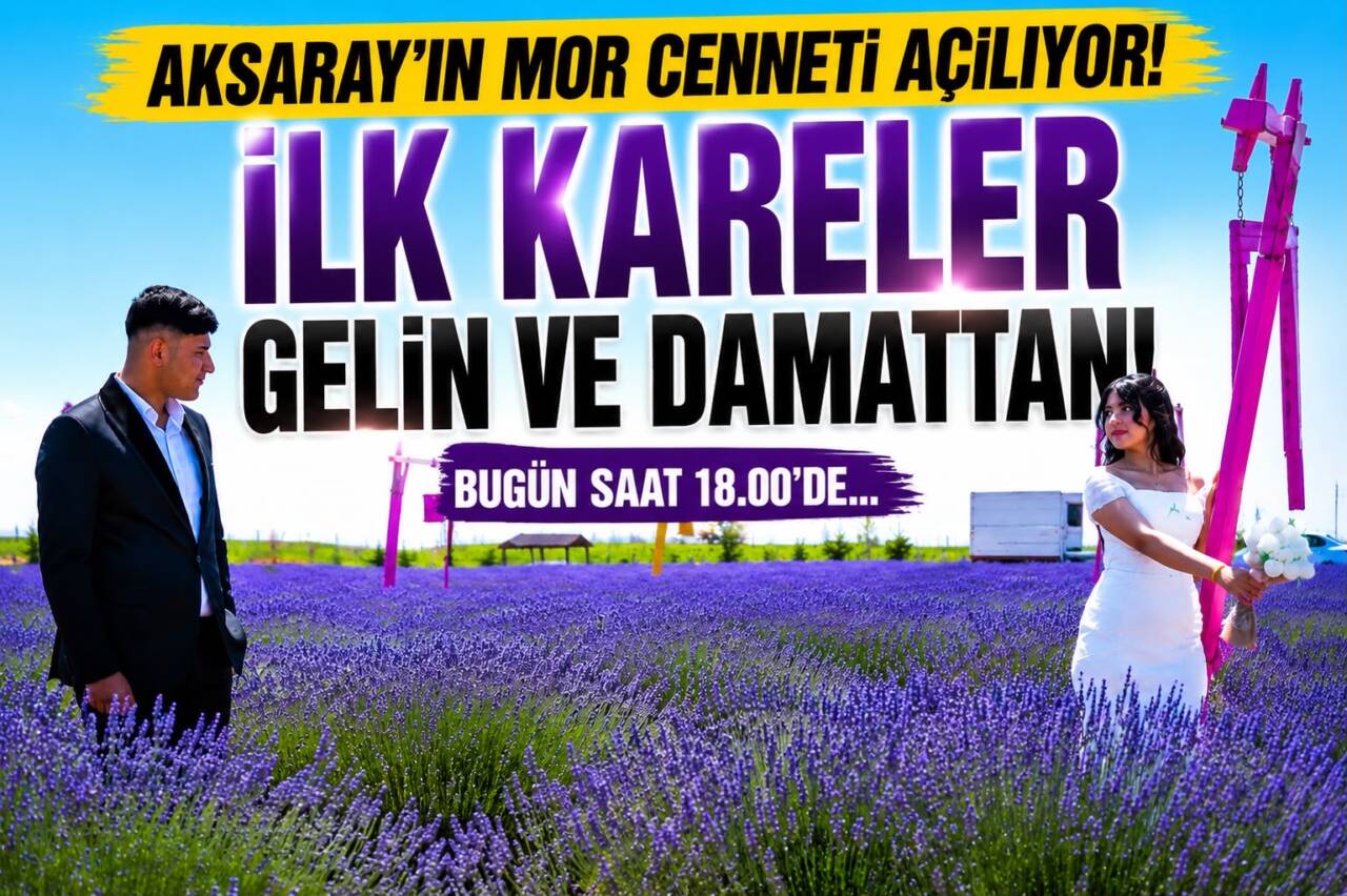 Aksaray Belediyesi Lavanta Bahçesi bugün saat 18.00’de düzenlenecek programla kapılarını