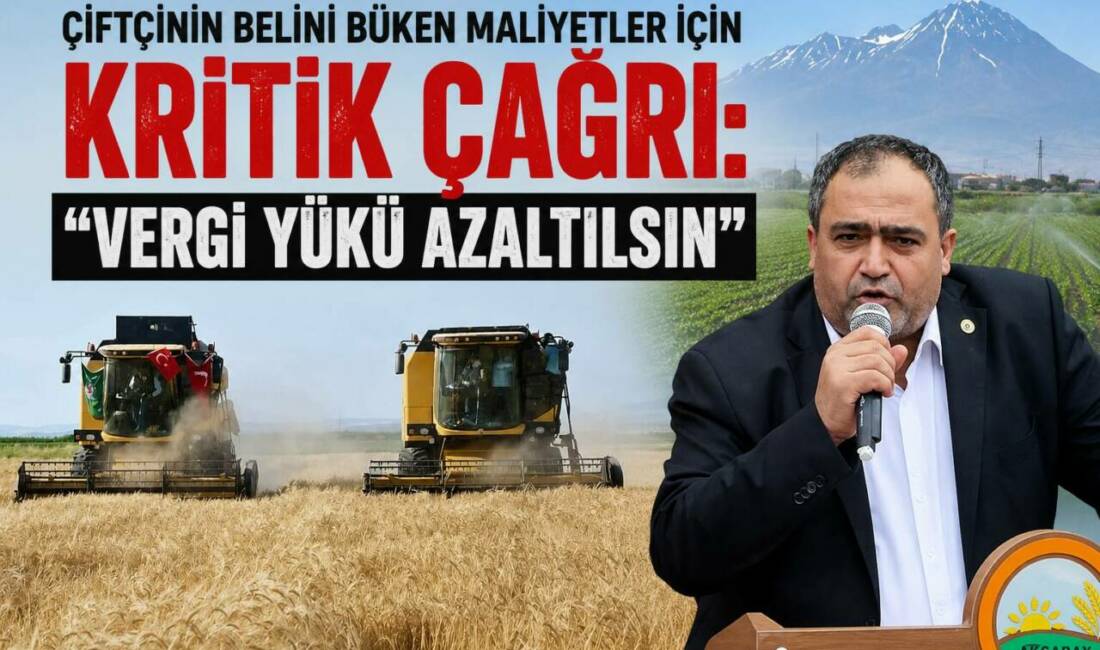 Çiftçinin Belini Büken Maliyetler İçin Kritik Çağrı: “Vergi Yükü Azaltılsın” Aksaray Ziraat Odası Başkanı Emin Koçak, yükselen üretim maliyetlerinin çiftçiyi