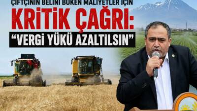 Aksaray Ziraat Odası Başkanı Emin Koçak, yükselen üretim maliyetlerinin çiftçiyi