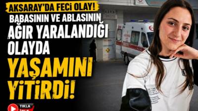 Aksaray’ın Akın köyü girişinde bahçe duvarına çarpan otomobilde ağır yaralanan