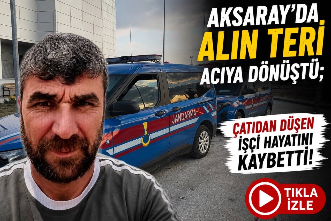 Aksaray Organize Sanayi Bölgesi’nde bir fabrikanın inşaatında yaşanan iş kazasında