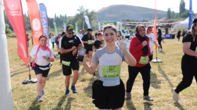 Aksaray'ın doğal ve tarihi güzelliklerini sporla buluşturan Hasandağı Ultra Trail,