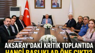 Kadına yönelik şiddetle mücadele kapsamında Aksaray’da üst düzey katılımlı bir