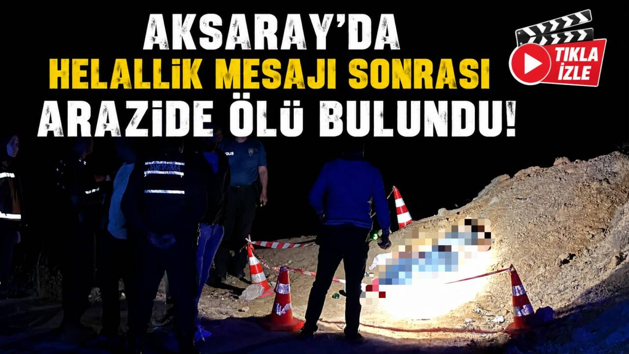 Aksaray’da 27 yaşındaki evli bir kişi, ailesine helallik isteyerek intihar