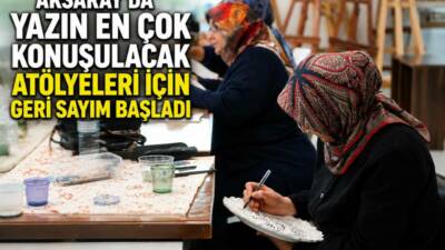 Aksaray Belediyesi, 9-25 yaş aralığındaki vatandaşlara yönelik yaz atölyelerinin kayıt