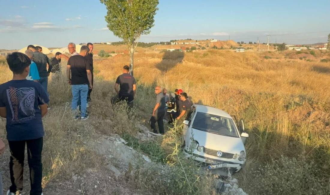 Aksaray’da viraja hızlı girdiği iddia