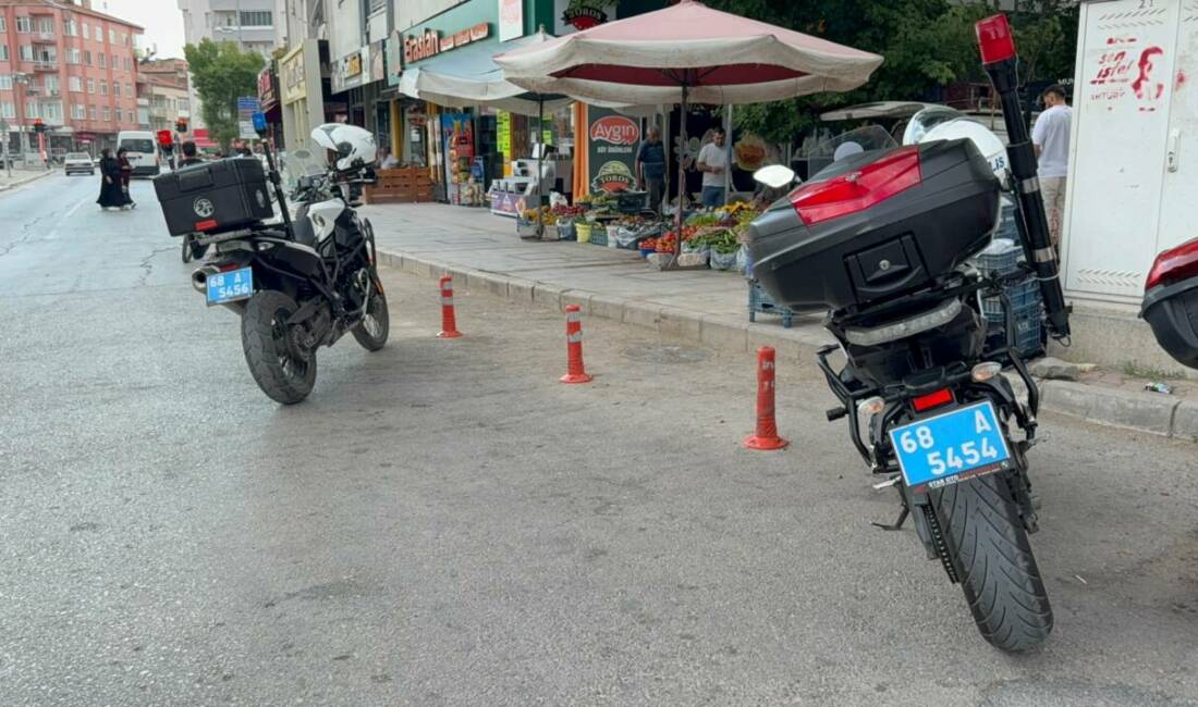 Aksaray’da polisin “dur” ihtarına uymayan