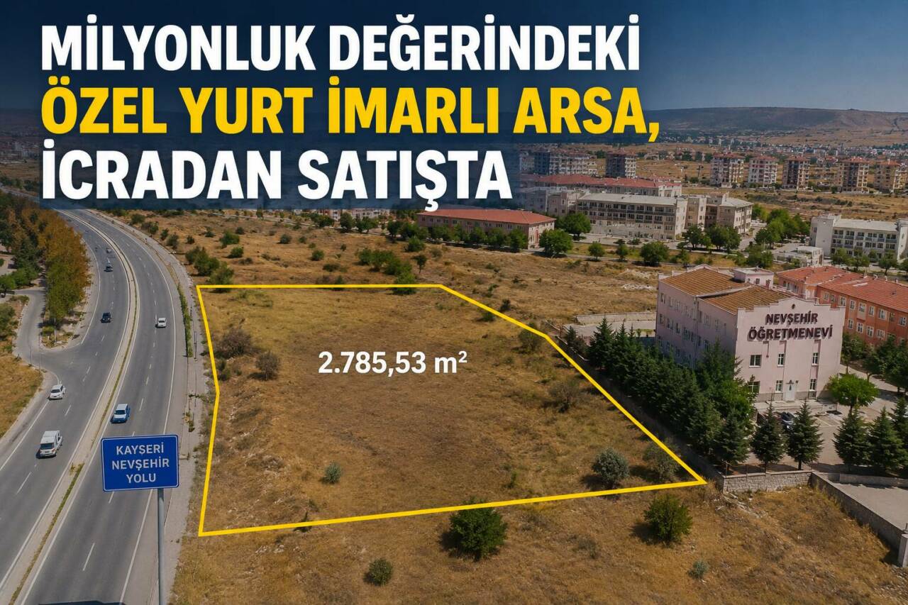 Nevşehir merkezde, üniversite kampüsüne yaklaşık 1,1 kilometre mesafede bulunan 2