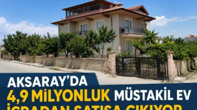 Aksaray’ın Paşacık Mahallesi’nde bulunan bodrum, zemin ve bir normal kattan