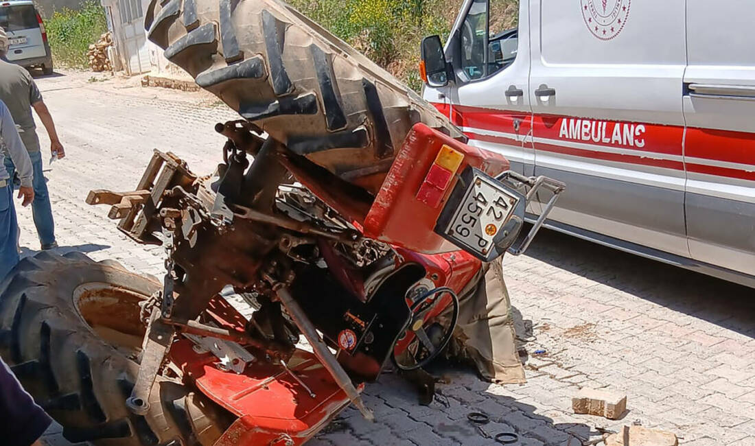 Devrilen traktörün sürücüsü öldü Konya'nın Doğanhisar ilçesinde devrilen traktörün sürücüsü hayatını kaybetti.