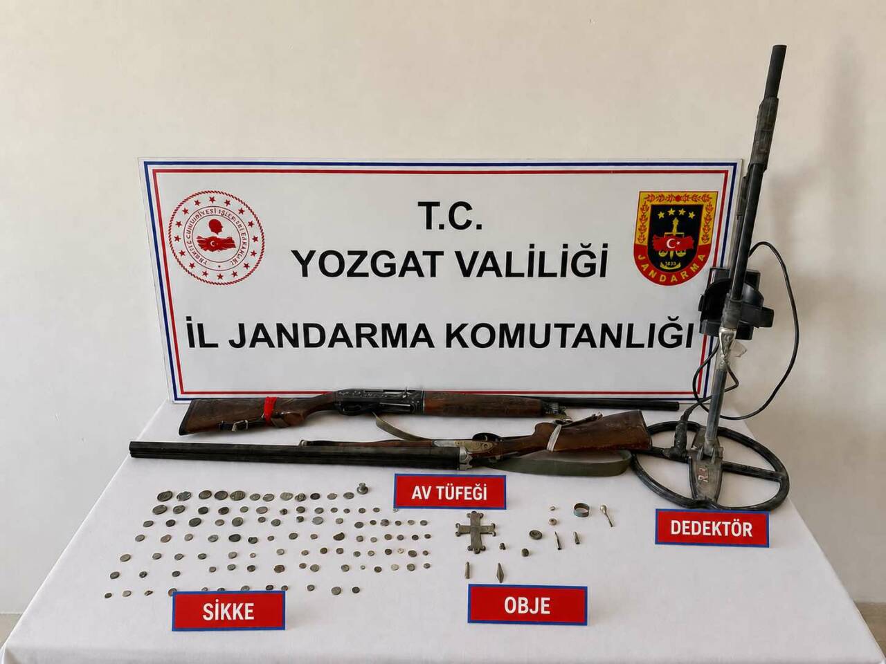 Yozgat'ın Çekerek ilçesinde çeşitli dönemlere ait tarihi eser niteliğinde olduğu