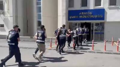 Başkentte organize suç örgütüne yönelik operasyonda gözaltına alınan 15 şüpheliden