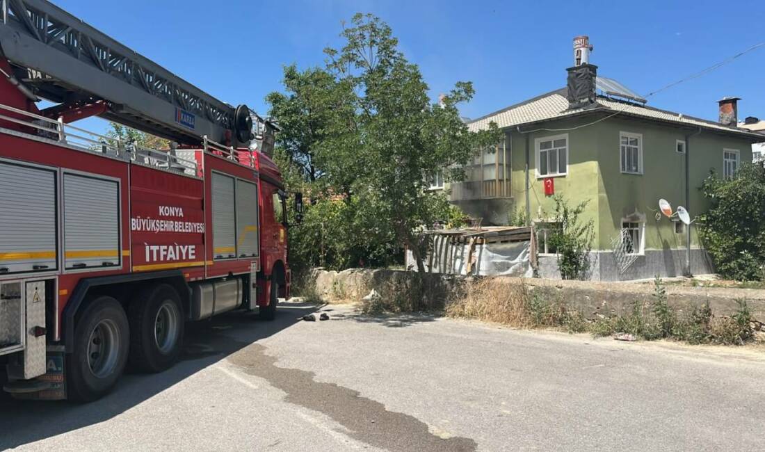 Evde çıkan yangında baba ile 6 çocuğu dumandan etkilendi Konya'nın Seydişehir ilçesinde, evde çıkan yangında dumandan etkilenen baba ile