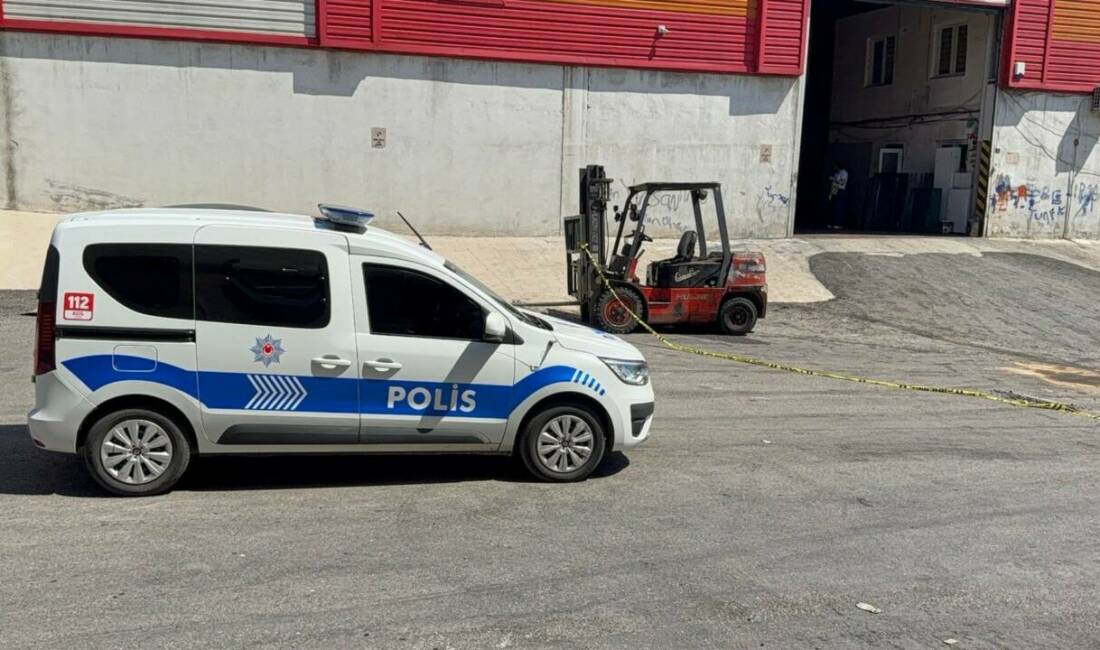 Gaziantep’te çalıştığı fabrikada forkliftle yük