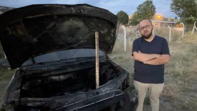 Kastamonu'nun Tosya ilçesinde seyir halindeki cip, motor aksamından çıkan yangın