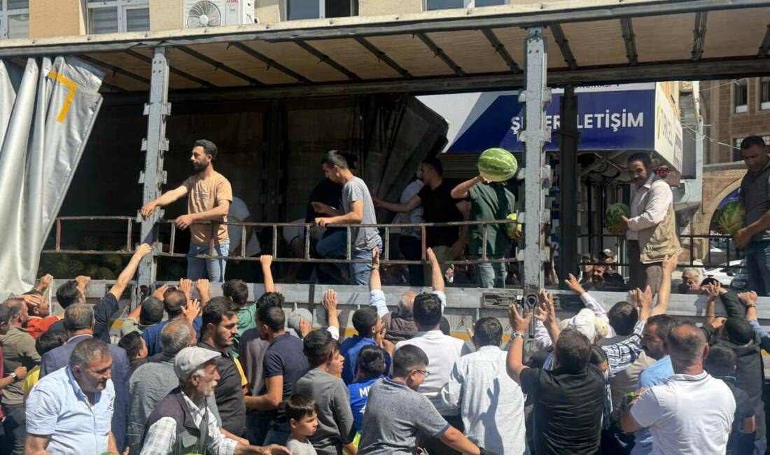 Çiftçi 30 ton karpuzu ücretsiz dağıttı! Bitlis'in Ahlat ilçesinde hayırsever çiftçi Mesut Subaşı, memleketine olan bağlılığını