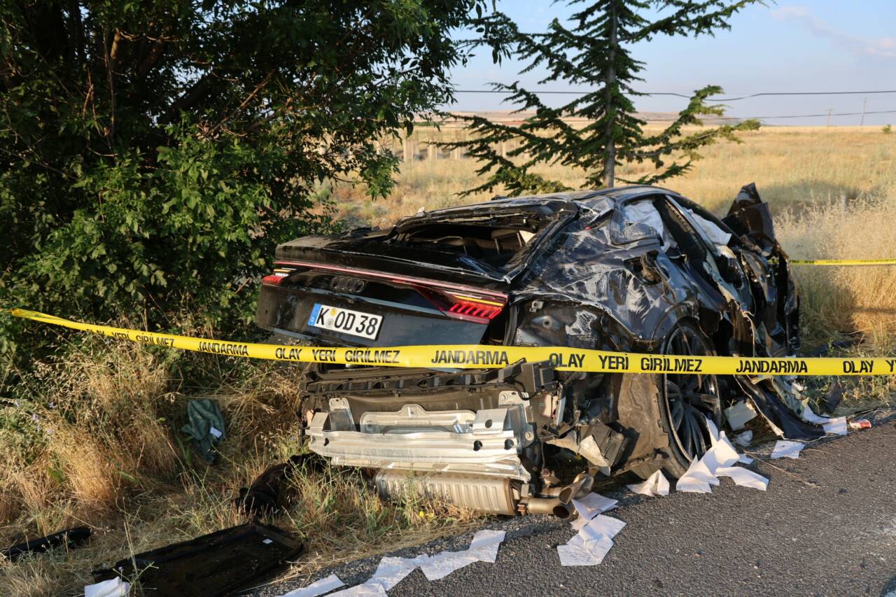 Nevşehir'de otomobilin takla atması sonrası meydana gelen trafik kazasında 3