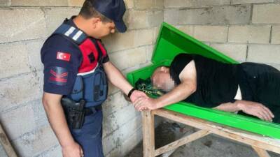 Yozgat’ın Boğazlıyan ilçesinde kaybolan bir kişi, mezarlığın malzeme deposundaki bir