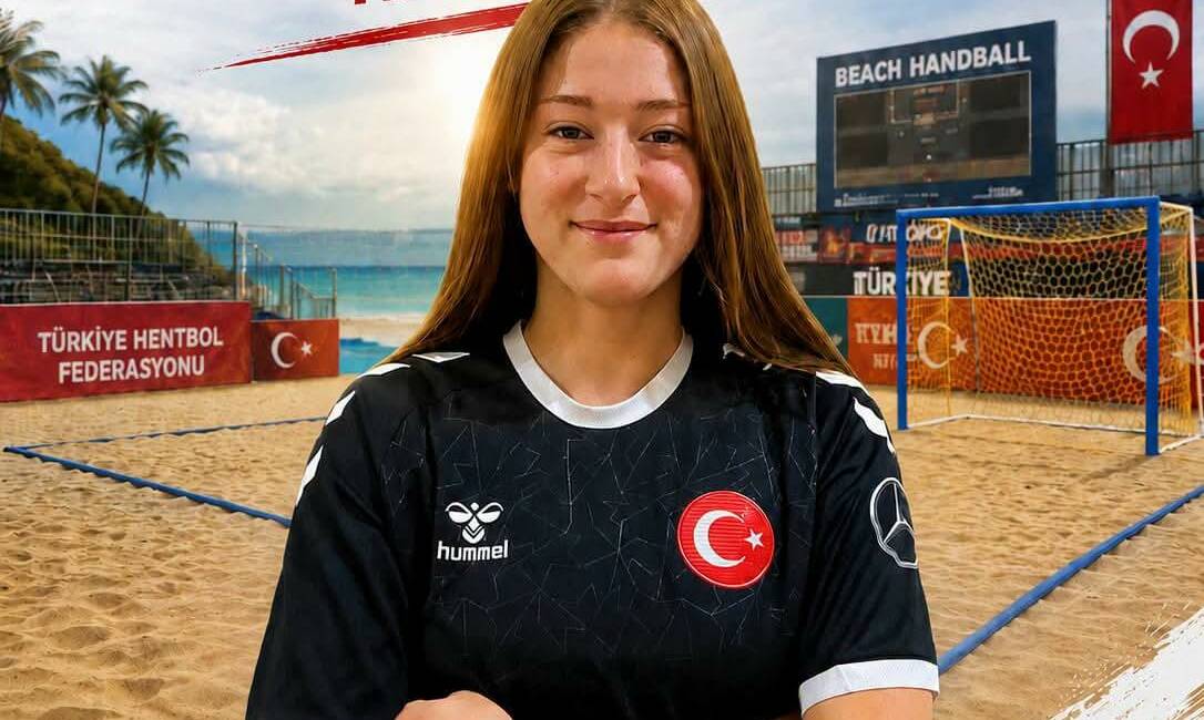 Aksaray Belediyespor Hentbol Takımı'nın genç sporcusu Ünzile Gül Bahçe, 1-5
