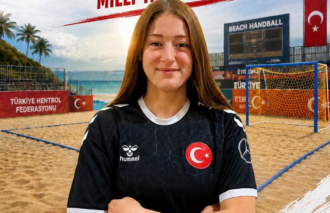 Aksaray Belediyespor Hentbol Takımı'nın genç sporcusu Ünzile Gül Bahçe, 1-5