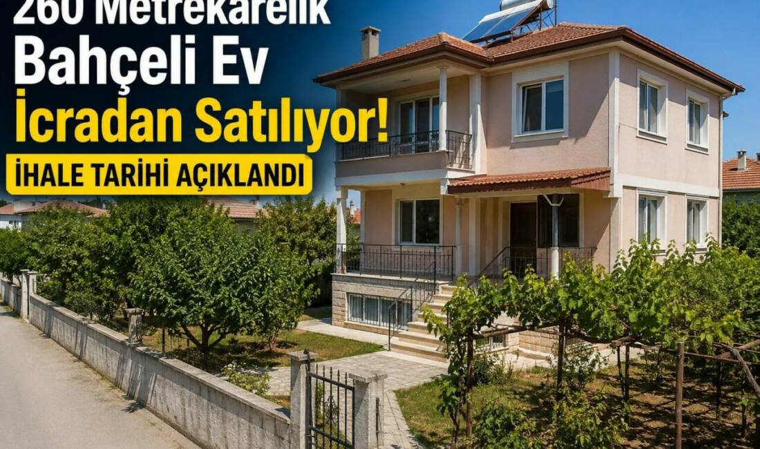 Aksaray Merkez’de 260 metrekare kullanım alanına sahip bahçeli müstakil ev,