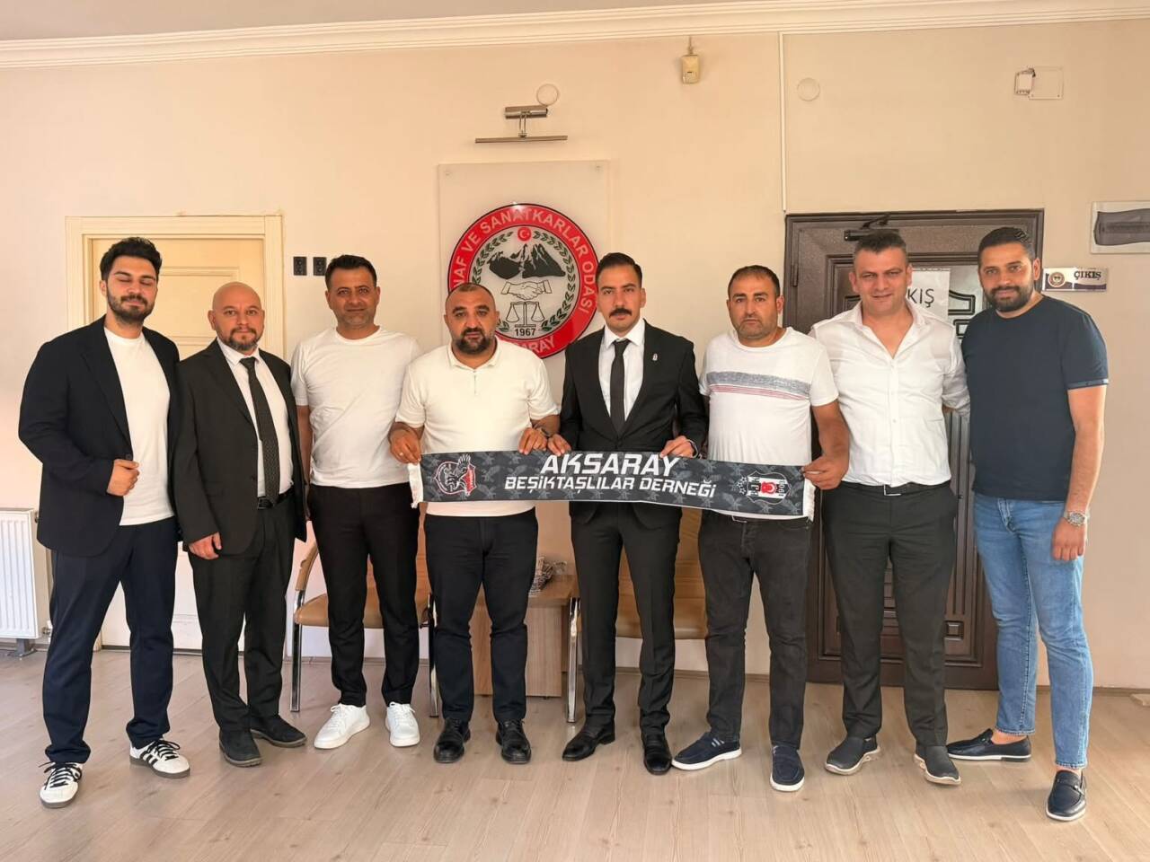 Aksaray Beşiktaşlılar Derneği, Esnaf ve Sanatkârlar Odaları Birliği Başkanı Hanifi