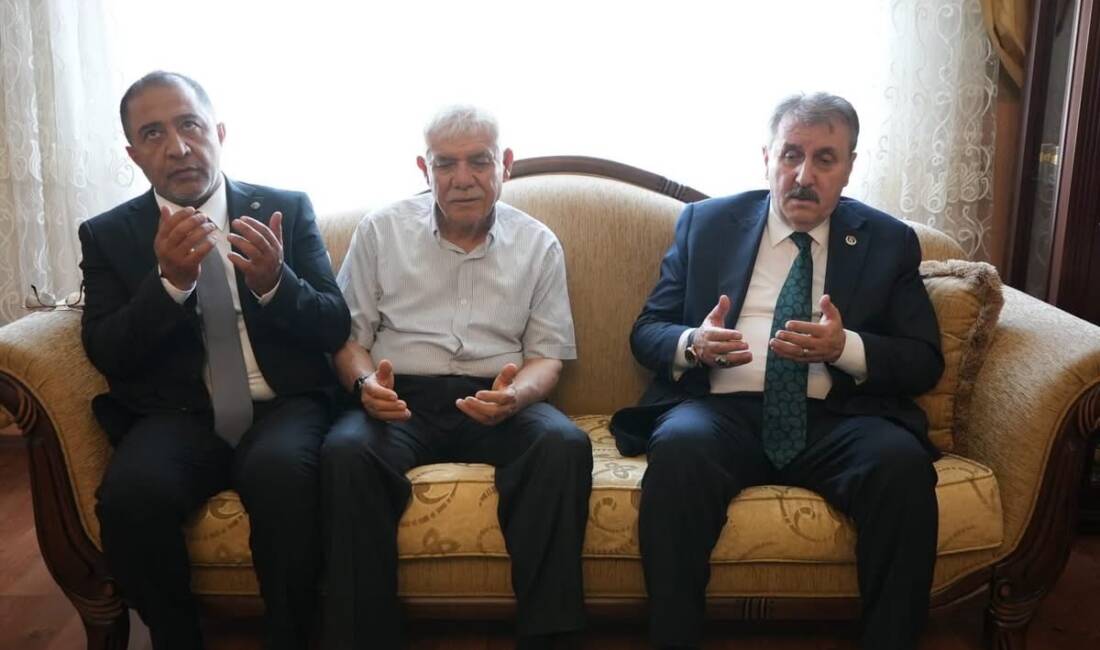 BBP Genel Başkanı Mustafa Destici’den Aksaray’da İsmet Gür’e taziye ziyareti!