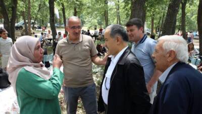 AK Parti Aksaray teşkilatı, Hasandağı piknik alanında aile pikniğinde bir
