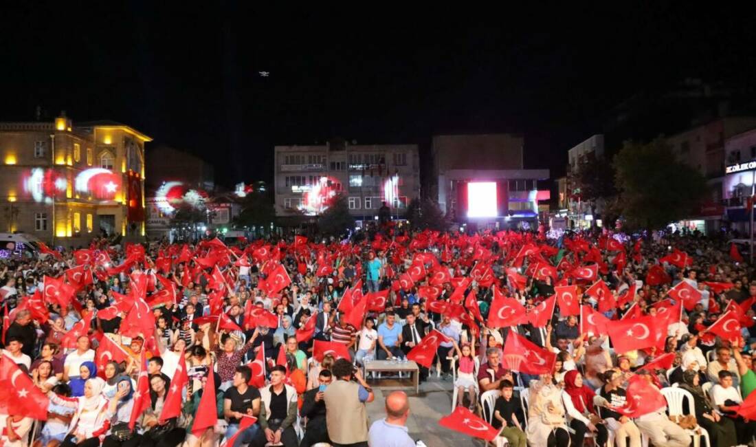 Aksaray’da, 15 Temmuz Demokrasi ve