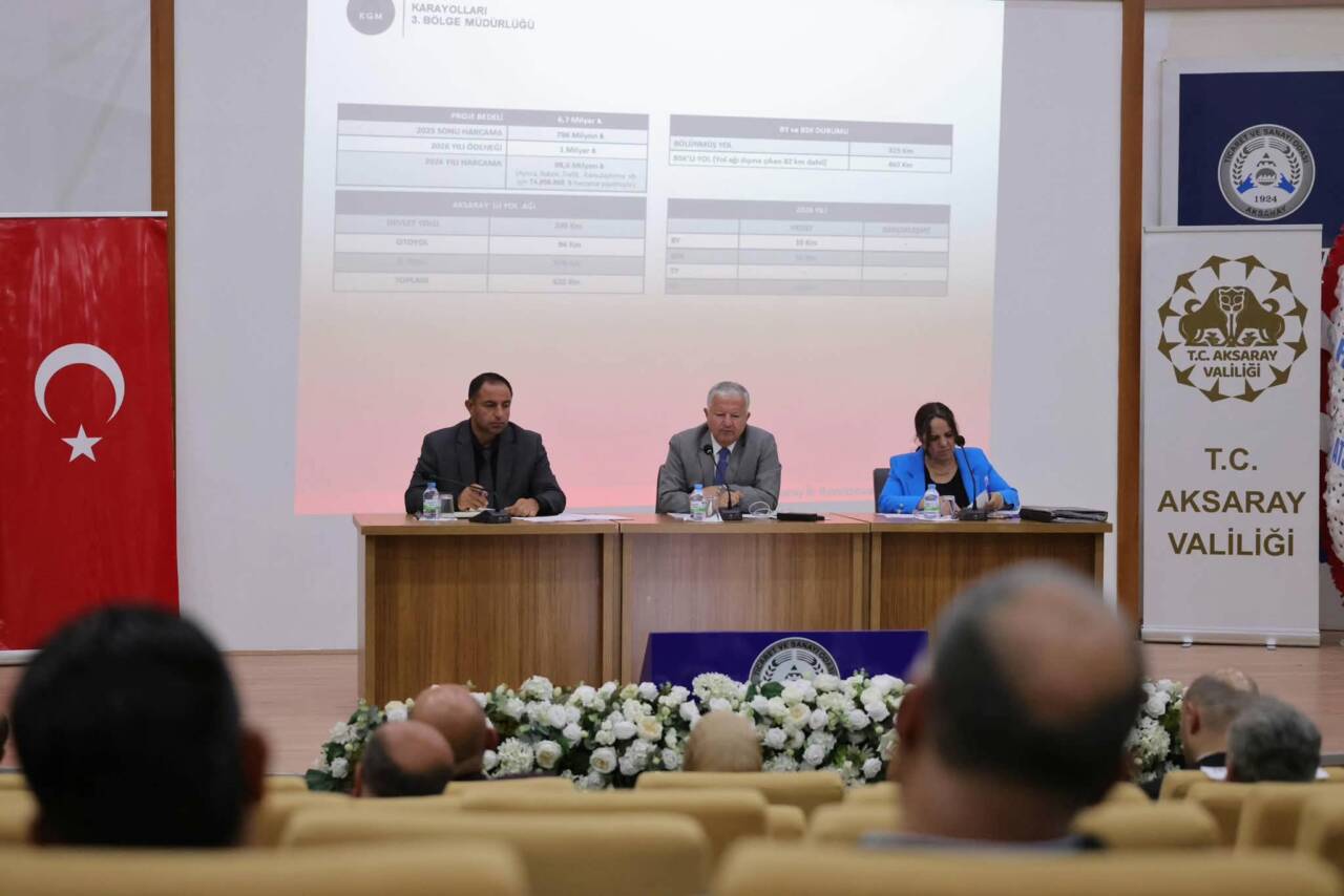 Aksaray İl Planlama ve Koordinasyon Kurulu Toplantısı, Aksaray Valisi Murat
