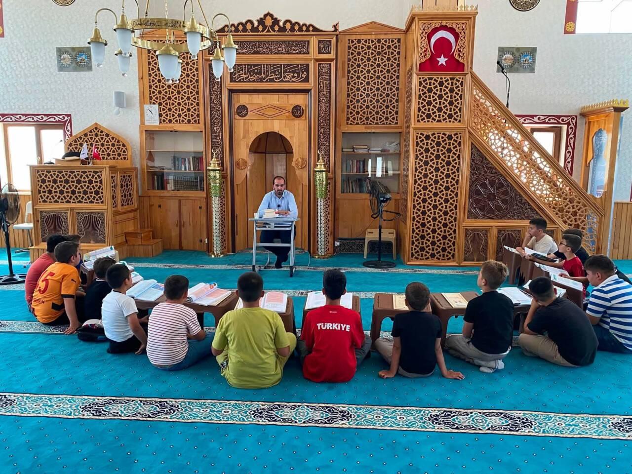 Sultanhanı İlçe Müftüsü Selman Çiloğlu, Sülüklü Camii Yaz Kur’an Kursu’nu