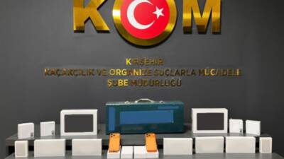 Kırşehir'de kaçakçılık operasyonunda 1 zanlı yakalandı.