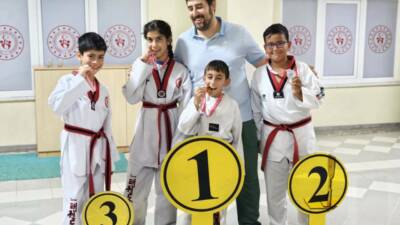 Ortaköy, MEB Okul Sporları Taekwondo İl Seçmeleri'nde elde ettiği başarılarla