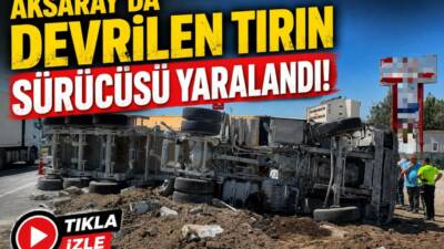 Aksaray-Adana kara yolunda meydana gelen trafik kazasında, viraja hızlı giren