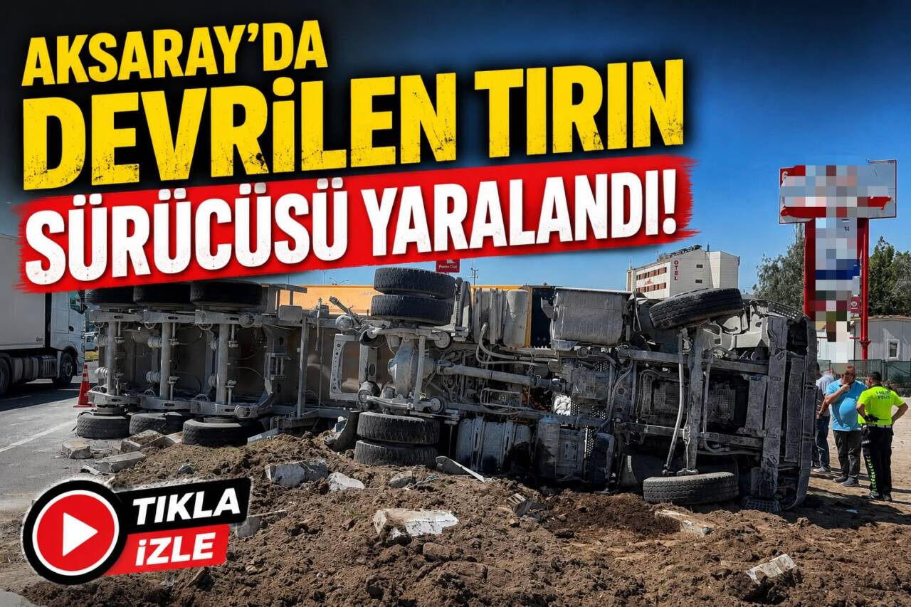 Aksaray-Adana kara yolunda meydana gelen trafik kazasında, viraja hızlı giren