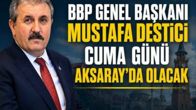 Büyük Birlik Partisi Genel Başkanı Mustafa Destici, 3 Temmuz 2026