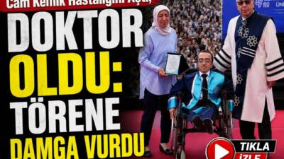 Doğuştan cam kemik hastalığıyla yaşamını sürdüren Aksaraylı Hamza Mesut Ağır,