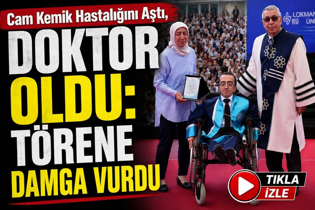 Doğuştan cam kemik hastalığıyla yaşamını sürdüren Aksaraylı Hamza Mesut Ağır,