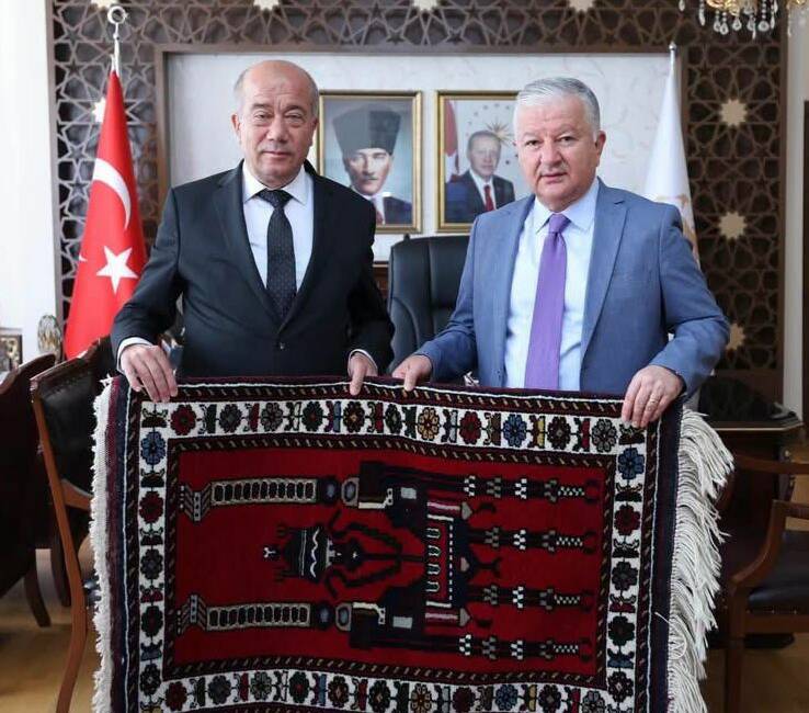 Yenikent Belediye Başkanı Ali Altınsoy, Aksaray Valisi Murat Duru’yu ziyaret