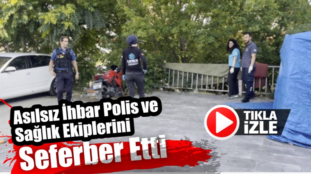 Aksaray’da Taşpazar Mahallesi’nde bir kişinin yerde hareketsiz yattığı yönündeki ihbar