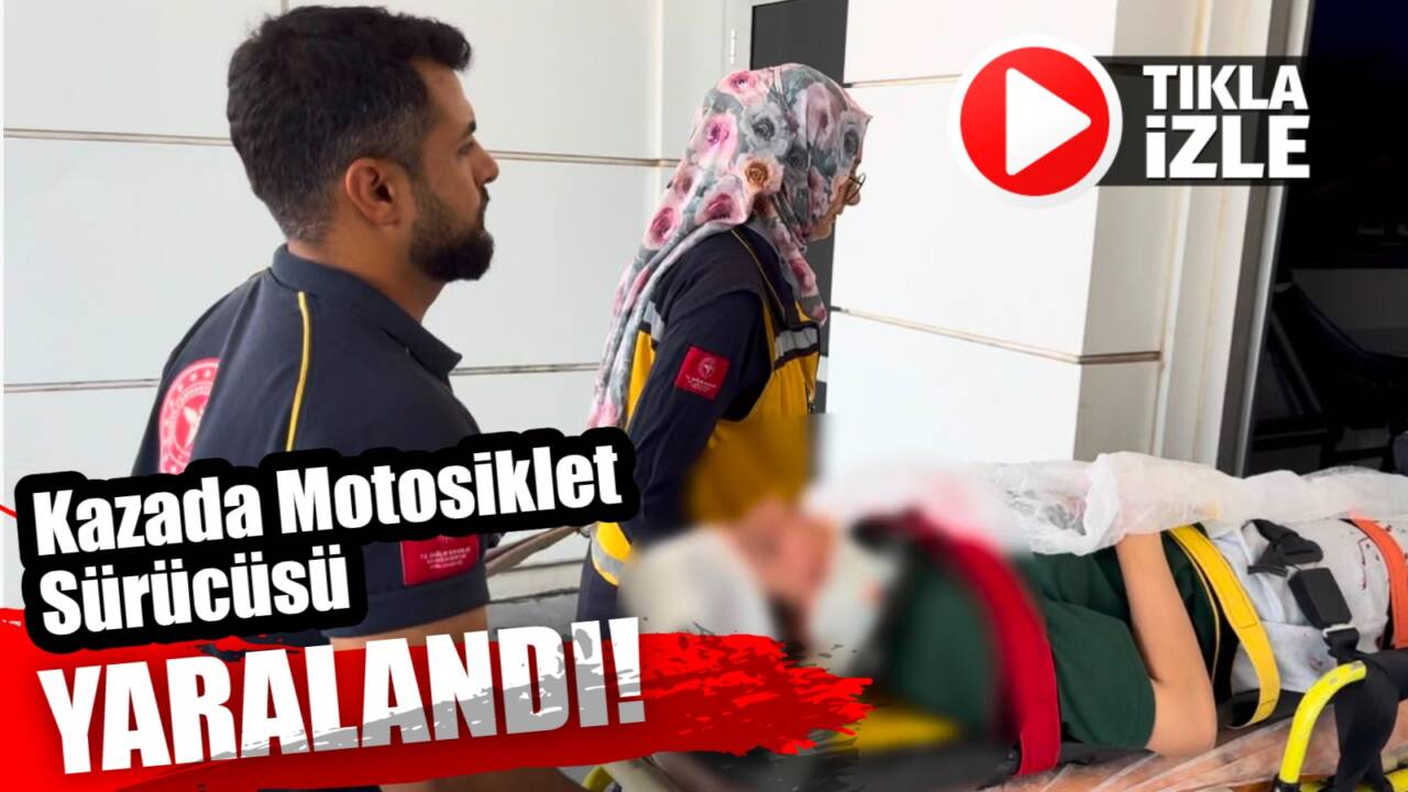 Aksaray’da Çoğlaki Kavşağı’nda motosiklet ile otomobilin karıştığı trafik kazasında 18