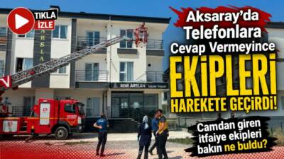 Arkadaşına ulaşamayan genç, yaklaşık bir saat kapıda bekledikten sonra polis,