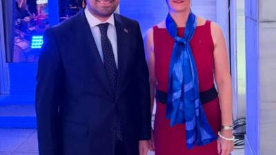ASKON Aksaray İl Başkanı Hasan Dağ, Fransa Büyükelçisi Isabelle Dumont’un