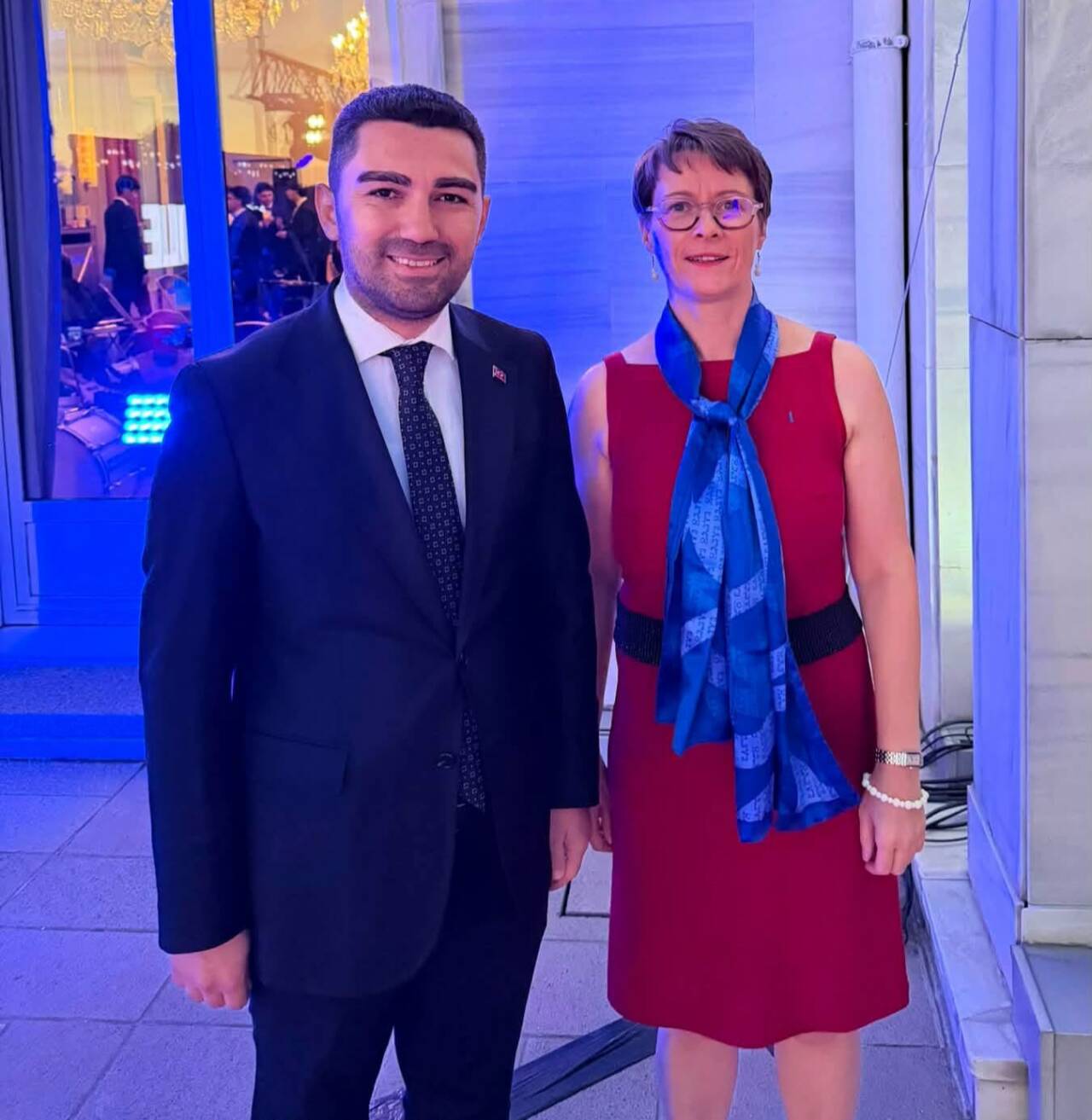 ASKON Aksaray İl Başkanı Hasan Dağ, Fransa Büyükelçisi Isabelle Dumont’un